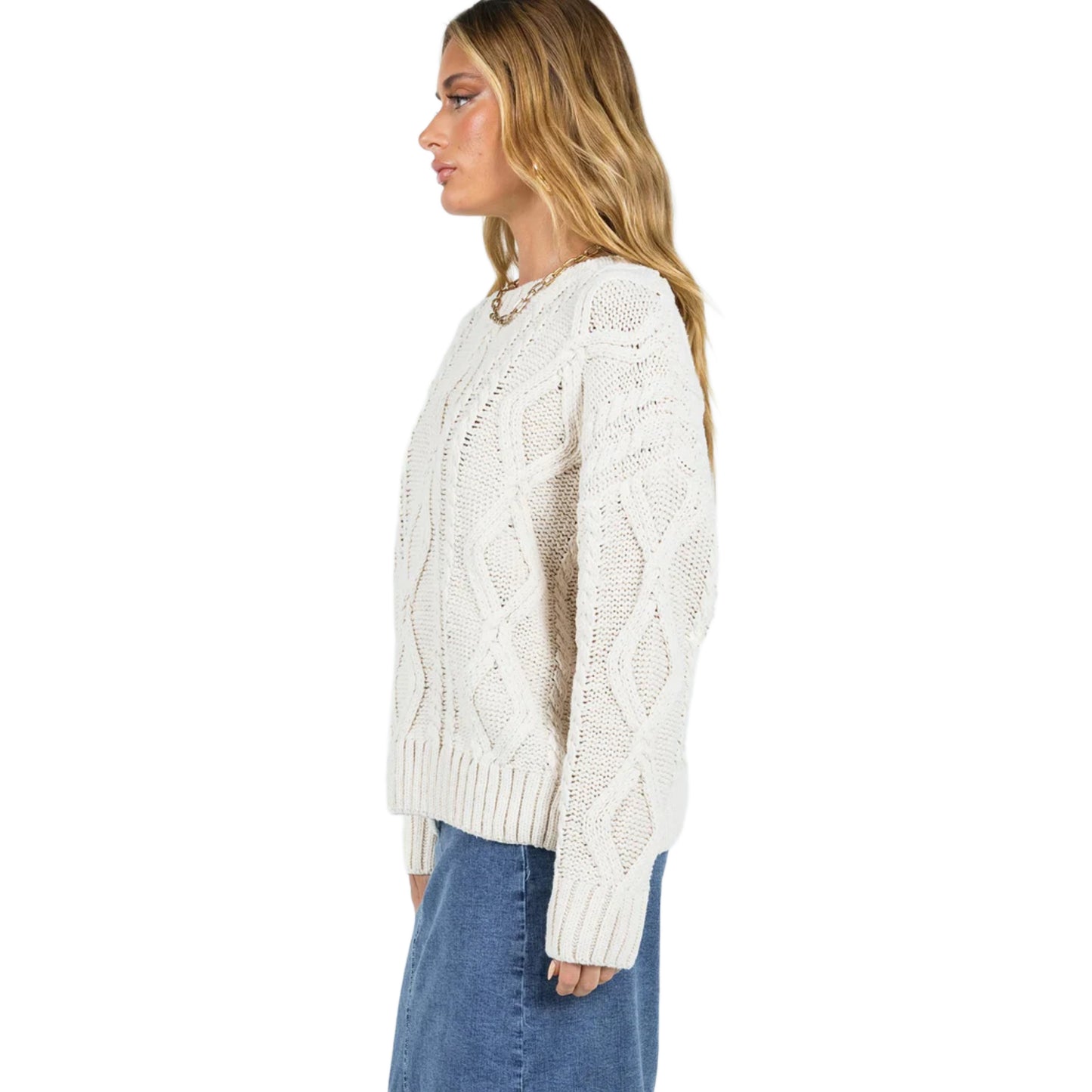 Claire Cable Knit Sweater