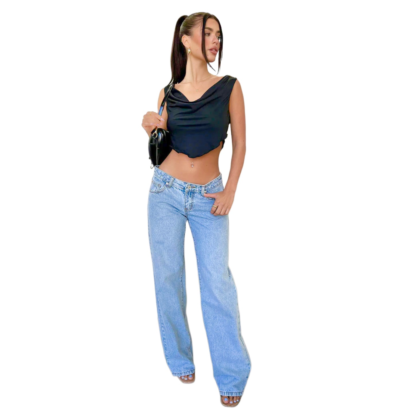 Mabel Low Rise Wide Leg Jeans