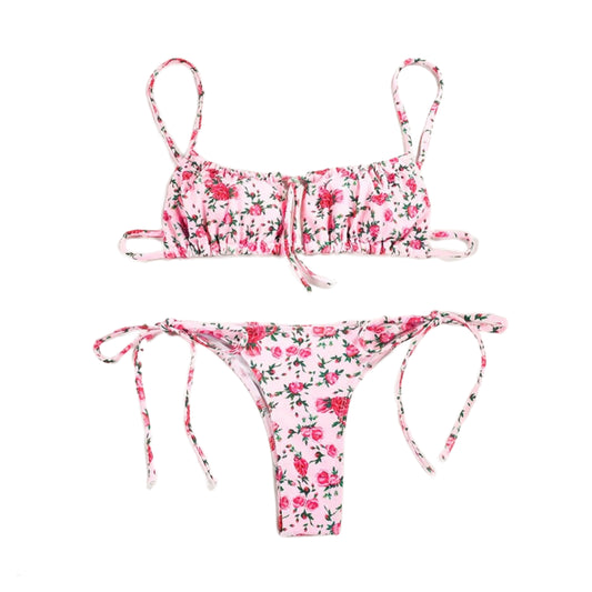 Pink Lotus Bikini Set