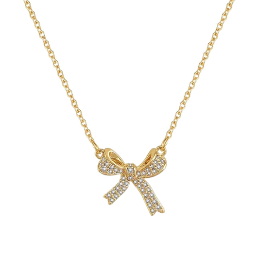 Lillian Bow Necklace