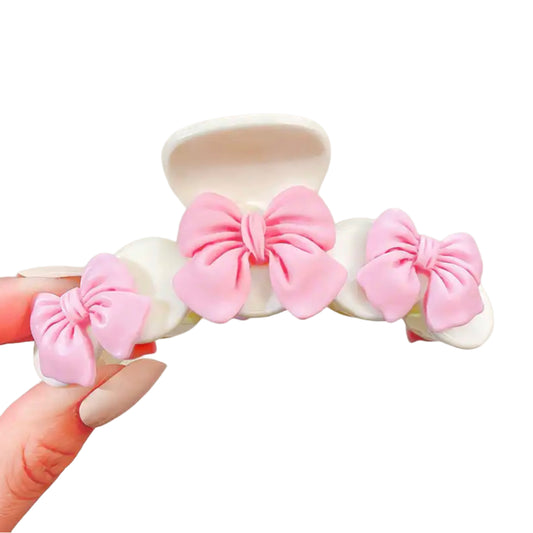 Bella Bow Hair Claw Clip